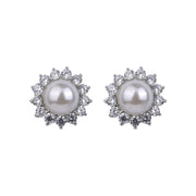 sterling-silver-sunflower-diamond-petal-pearl-stud
